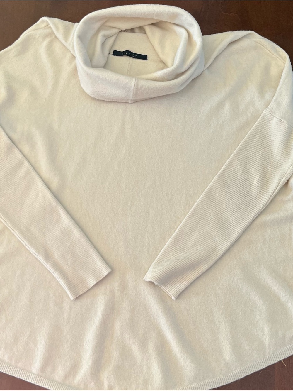 CYRUS Cowl Neck Sweater
Cream - XS - Winter Layer
